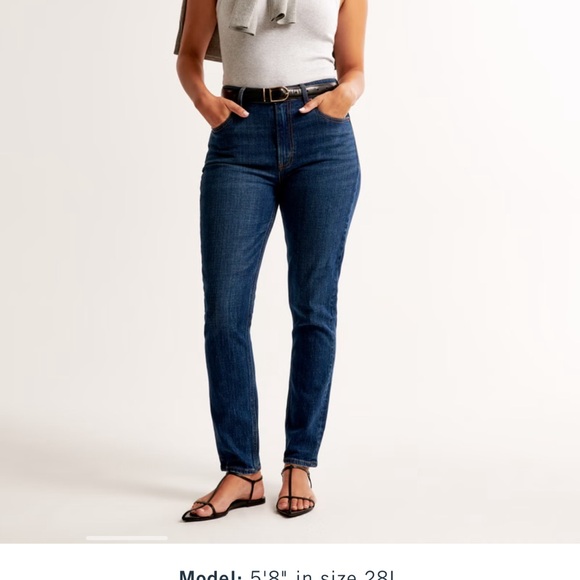 Abercrombie & Fitch Curve Love High Rise Skinny Jean - Picture 1 of 10